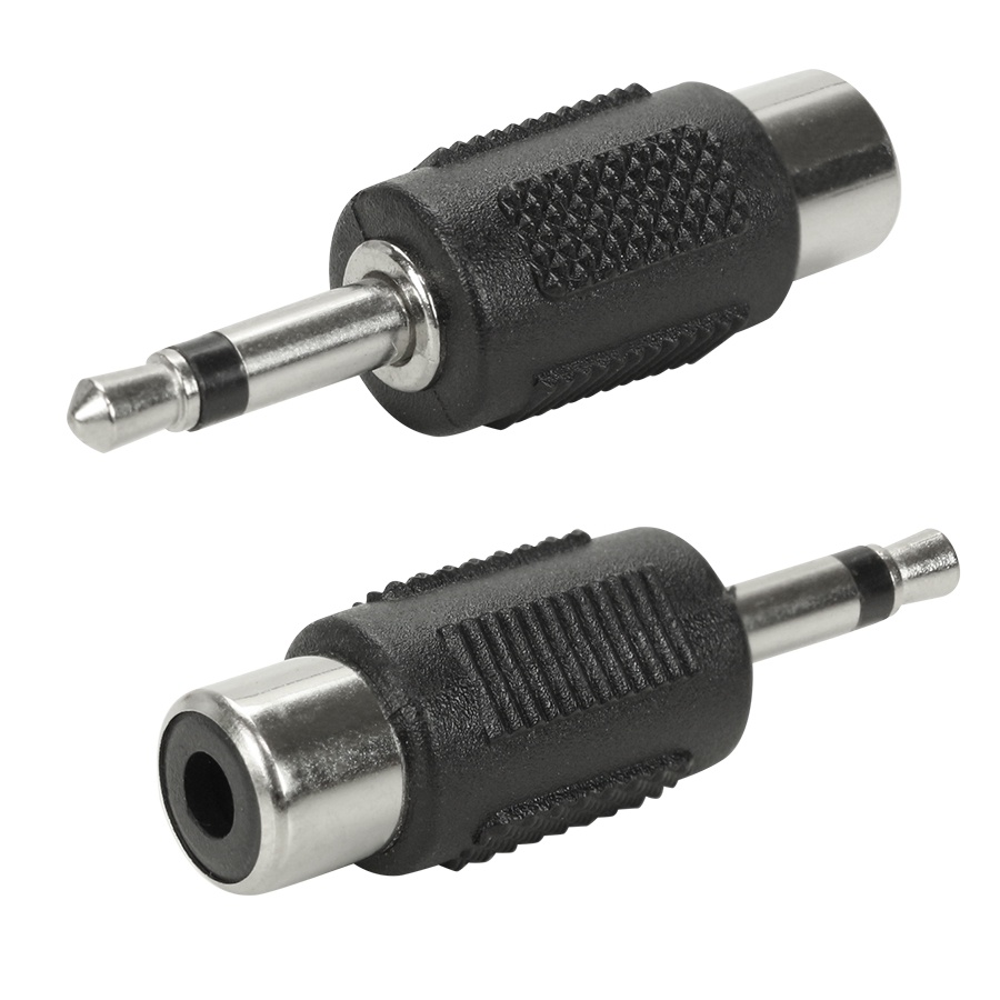 Adaptador Plug P2 Mono Para Jack Rca Preto - Desconto no Preço