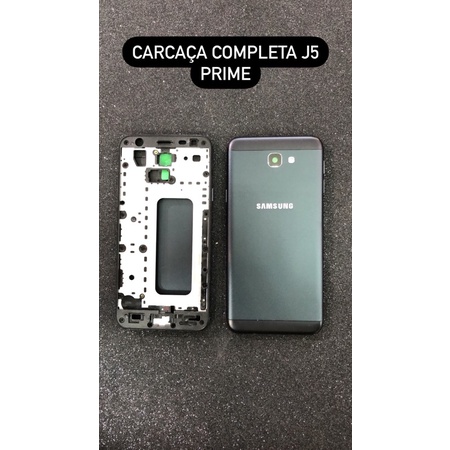 tampa carcaça completa J5 Prime cor Preta (envio imediato)