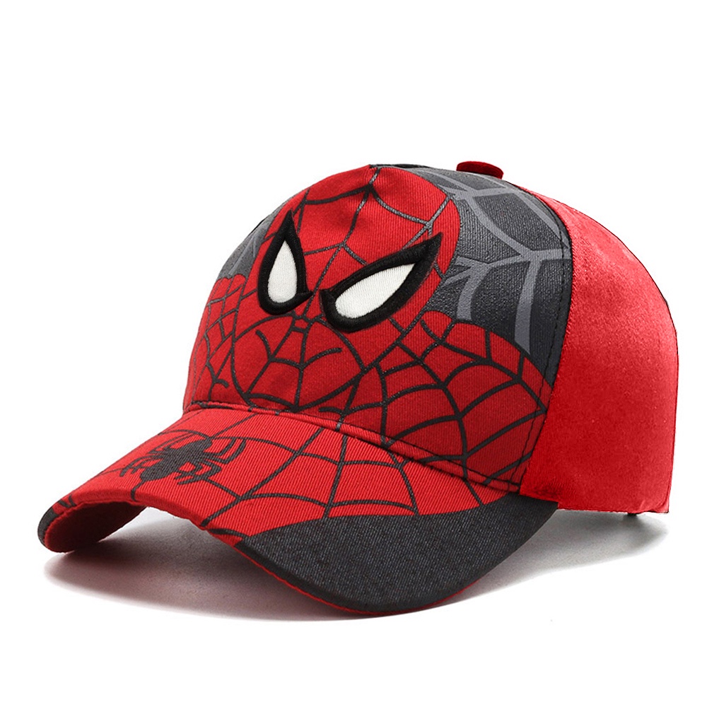 Boné Aba Curva Infantil Homem Aranha Spider Man Kids 3 a 8 anos
