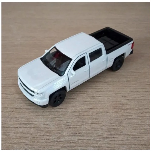 Miniatura Chevrolet Silverado Escala Novo Shopee Brasil