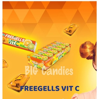 Freegells Vitamina C. display com 12 unidades. Citrus/Drops.