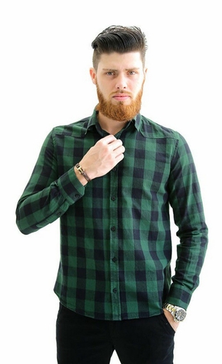Camisa Xadrez Verde Masculina - Phiphi Camisaria