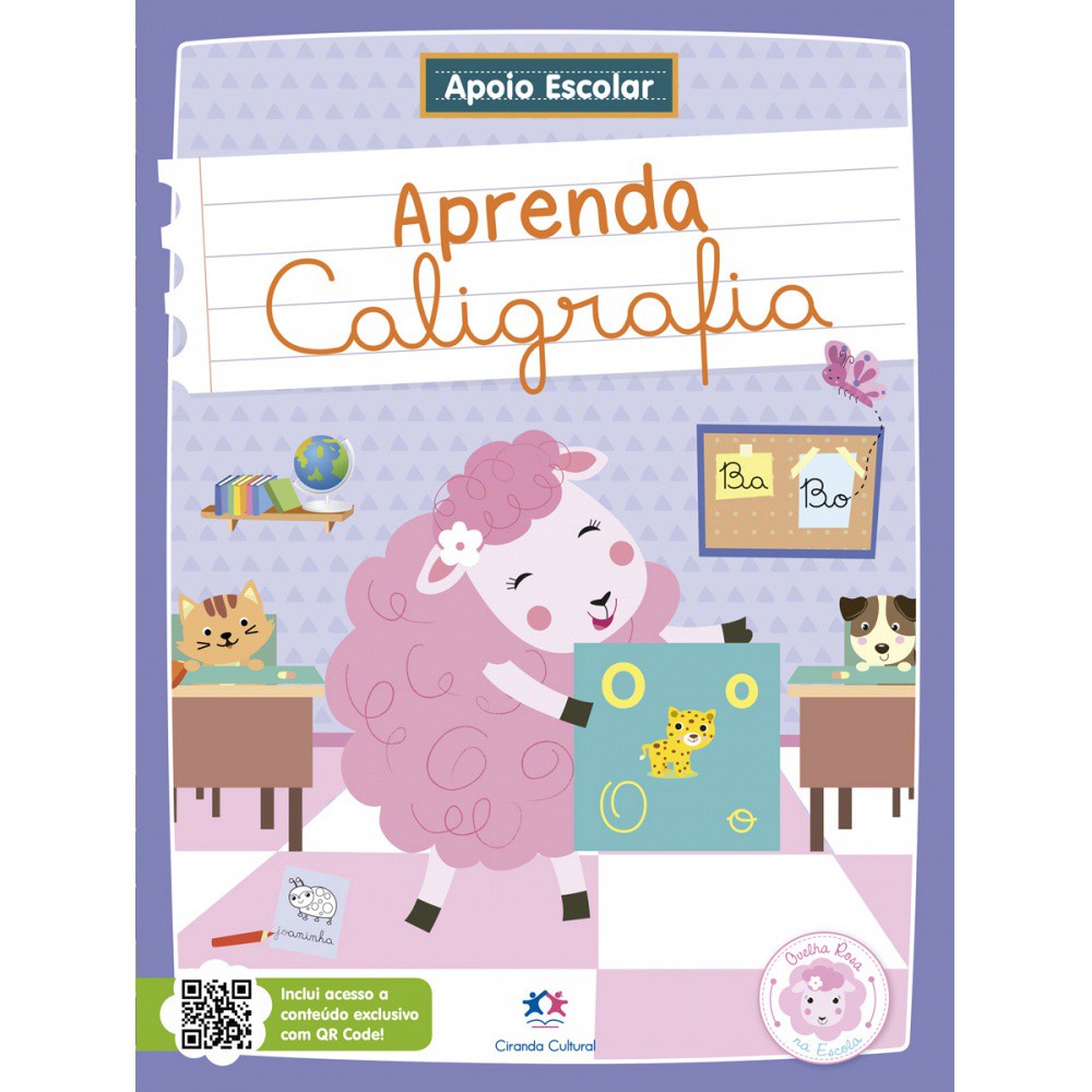 Livro - Apoio Escolar - Aprenda Caligrafia - Capa comum - Ciranda Cultural em Oferta na Shopee