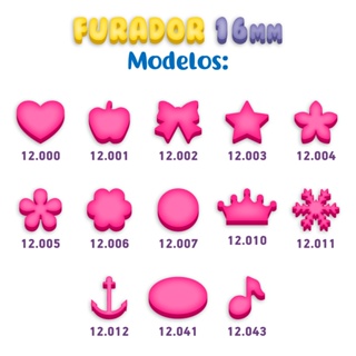 Furador Cortador de Eva e Papel 16mm Make+ em Oferta na Shopee