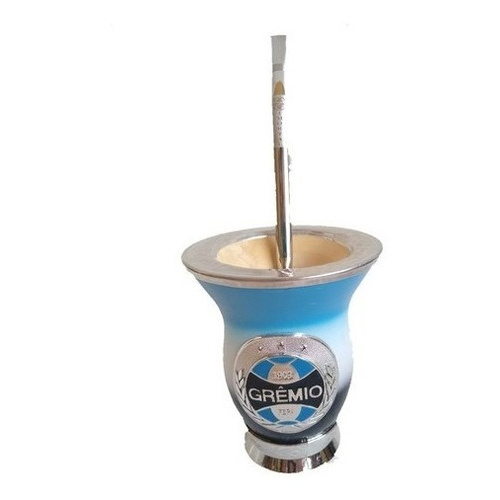 Grêmio Cuia E Bomba inox Para Chimarrão Do Grêmio