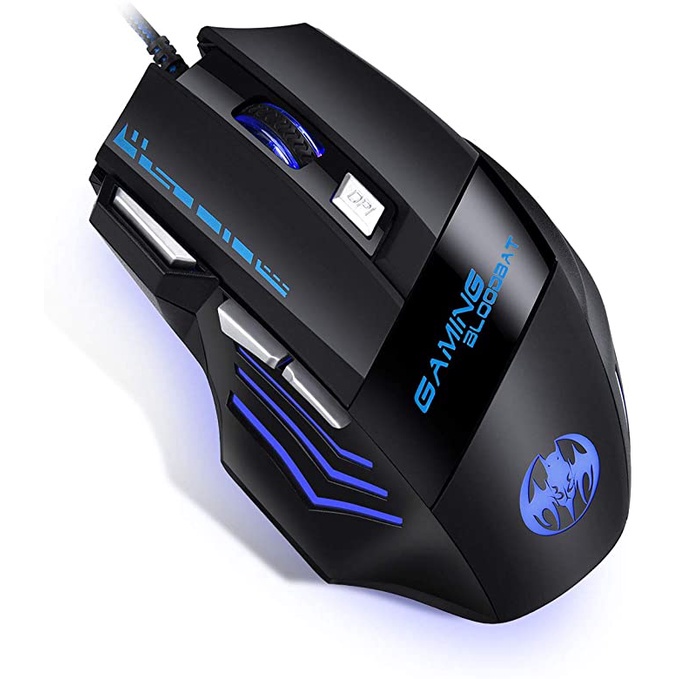 Mouse Gamer RGB Led 6000 Dpi Usb 3.0 Profissional Com Fio