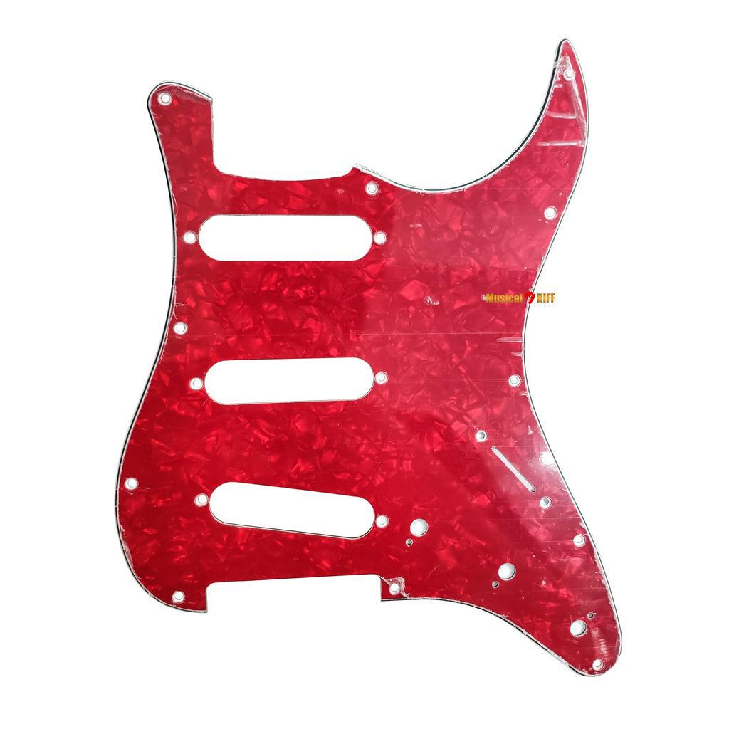 ESCUDO PARA GUITARRA STRATO PGST10BP VERMELHO MADREPEROLA