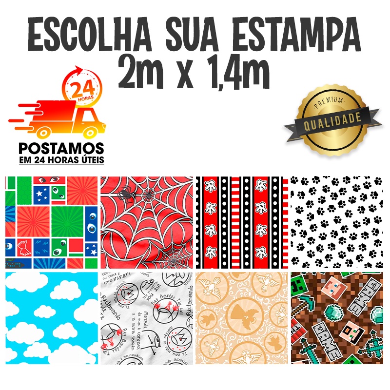 Tecido Tnt Estampado Diversas Estampas M X M Decoracao Shopee Brasil