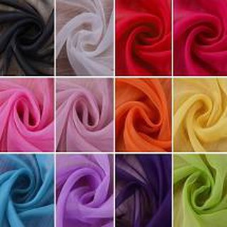 Tecido Voil Voal Liso 1 metro - (largura do tecido 3 metros) - DIVERSAS CORES Promoção!