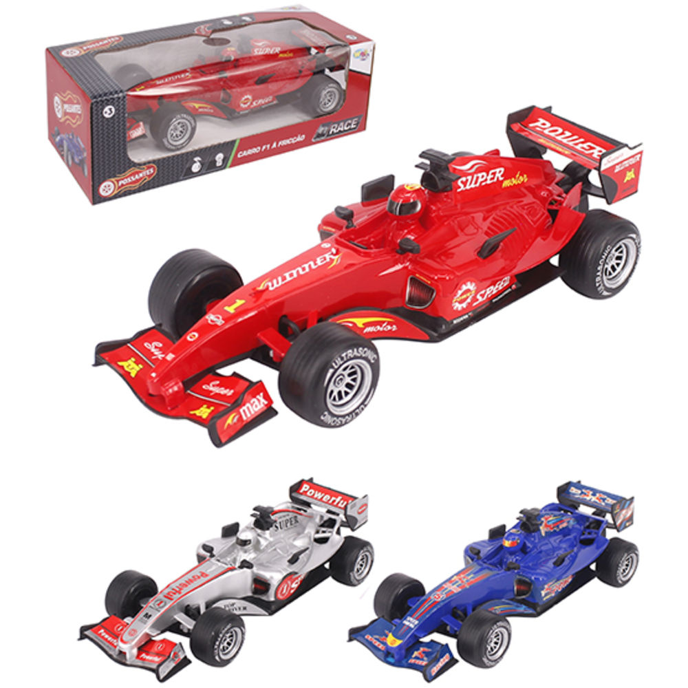Carrinho Carro De Formula 1 De Brinquedo Friccao Com Som | Shopee Brasil