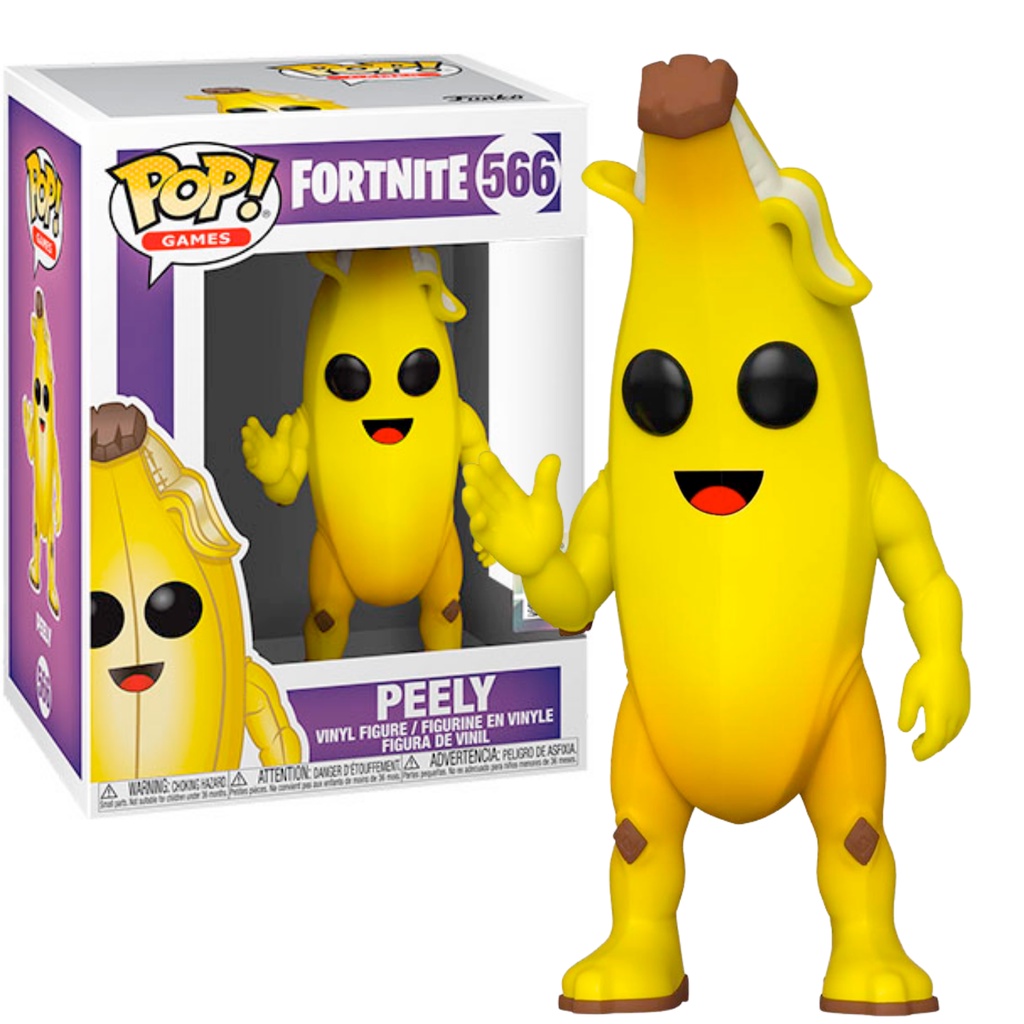 Boneco Funko Pop Games Jogo Fortnite Peely Banana #566