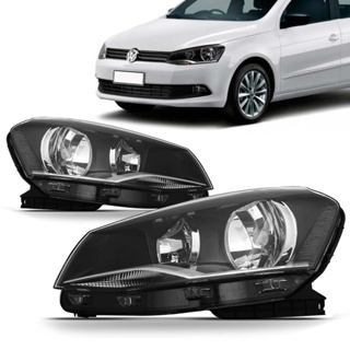 Par Farol Gol Saveiro Voyage G6 2013 2014 2015 2016 2017 Foco Duplo Máscara Negra Modelo Hella em Oferta na Shopee
