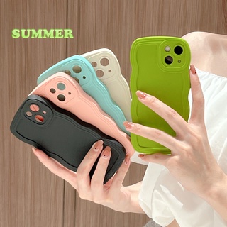 Para Samsung Galaxy j5 2015 M54 J7 PLUS A01 CORE A70 J4 2018 J8 2018 Capa Macia Estilo Coréia Do Sul Simples De Onda De Cor Sólida