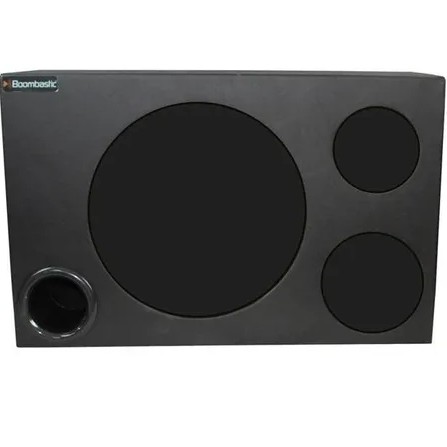 Caixa Trio 12"polegadas Com Corneta e Tweteer Revestimento Em Curvim