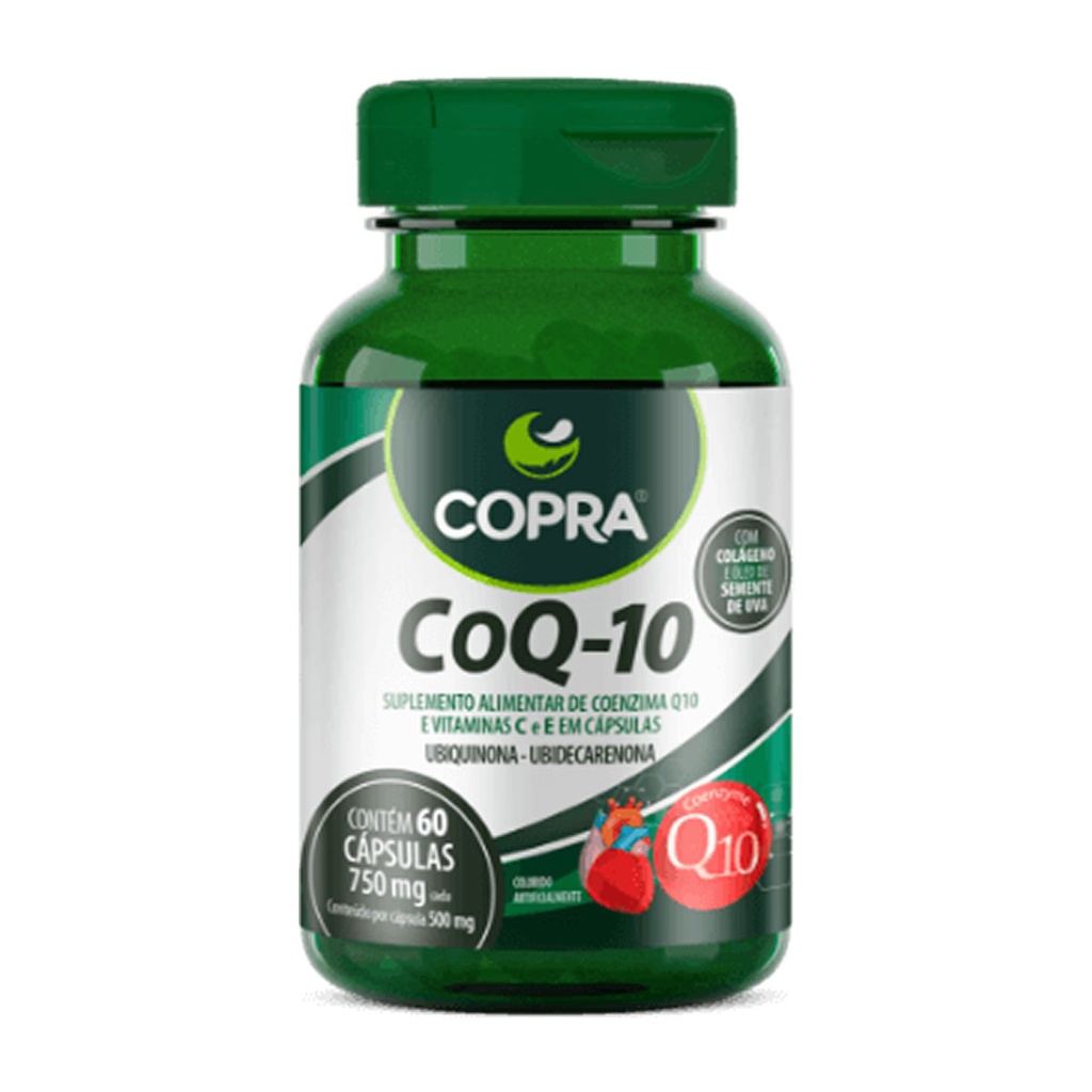 Coenzima Q10 750mg com 60 Cápsulas - Copra em Oferta na Shopee