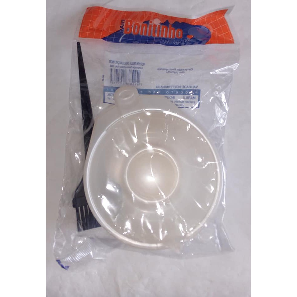 Kit Tintura Pintura Para Cabelo Tigela 300 Ml + Pincel - 2 Peças