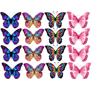 Borboletas Borboleta Papel De Arroz A4 Para Bolos #3 em Oferta na Shopee