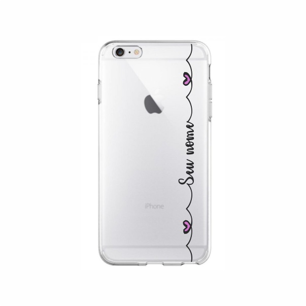 Capa de Celular Capinha Iphone 6 / Iphone 6s Personalizada  - Nome vertical