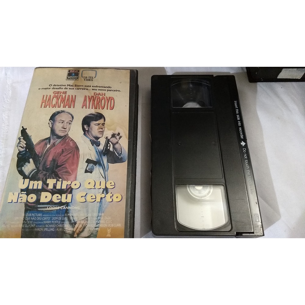 Filme VHS UM Tiro Que Naõ Deu Certo/Compre 3 Ganhe1
