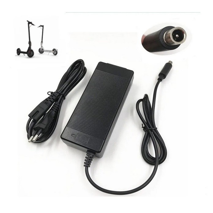 Fonte Carregador 42v 1.5a Bivolt 8mmx8mm Pino Central 110v 220v Energia Alimentação