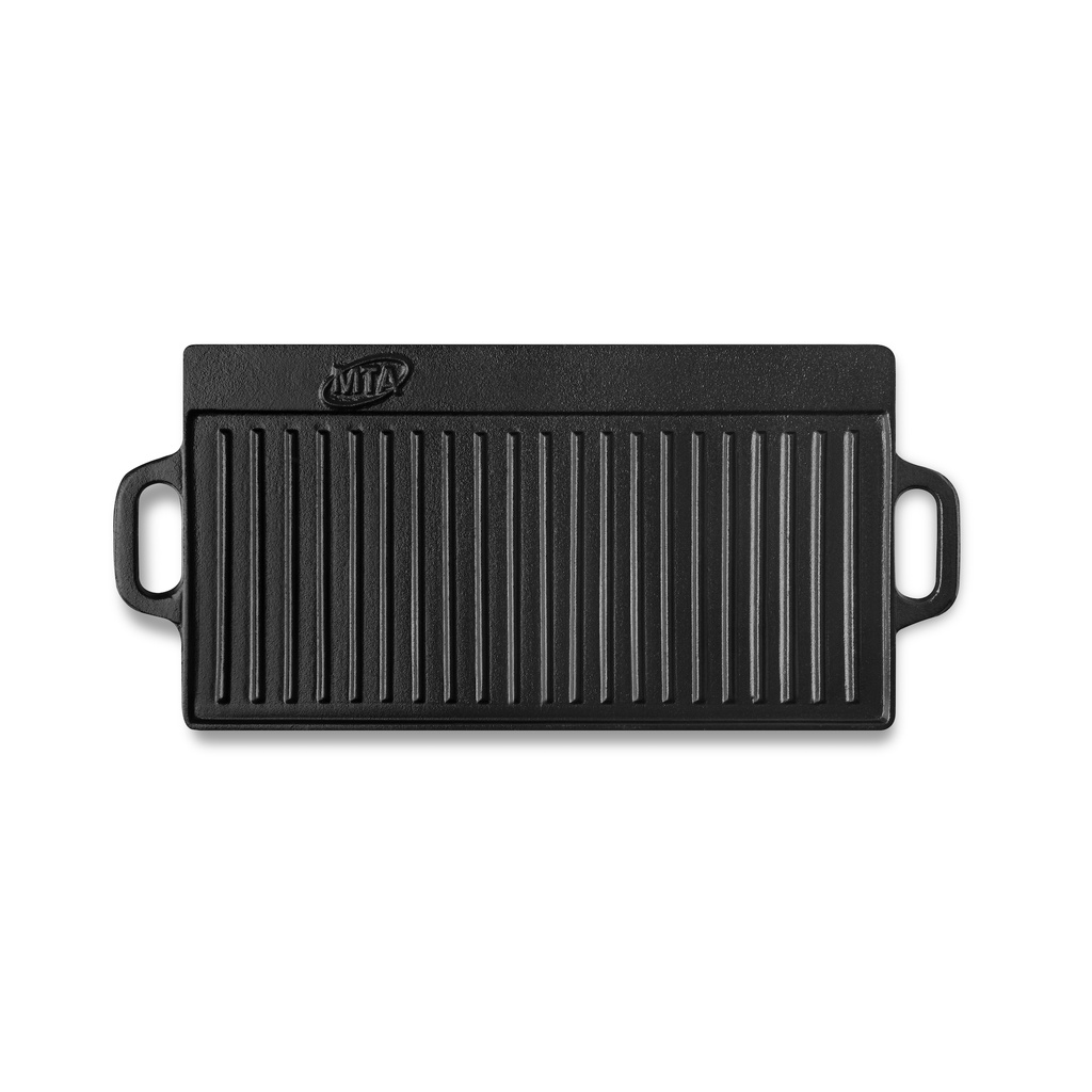 Chapa Bifeteira Dupla Face Ferro Fundido 50 X 25 Cm Mta