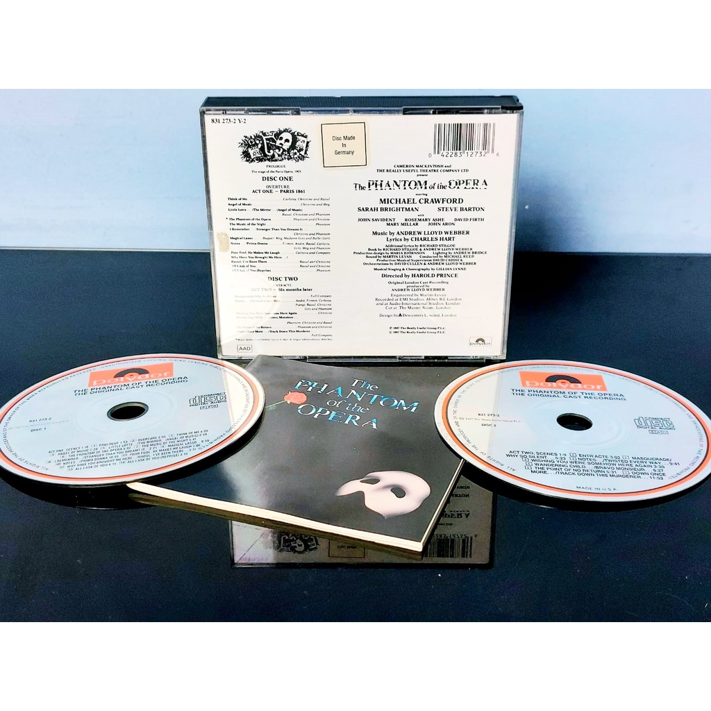 CD The Phantom of the Opera (O Fantasma da Ópera) - The Original London Cast DUPLO IMPORTADO