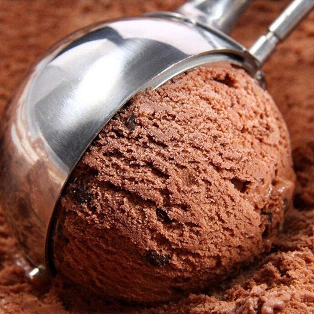 OFERTA Colher De Sorvete Inox  E Desboleador de 23,5x6cm