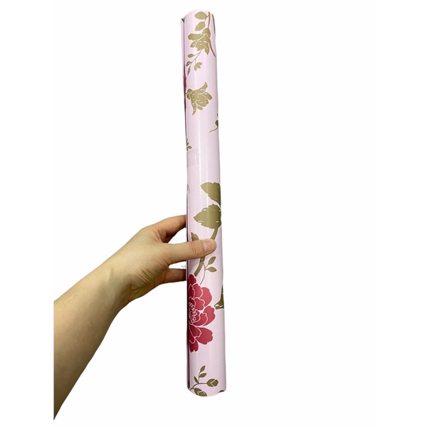 Papel de parede autocolante adesivo 5mx45cm Florida rosa 5072