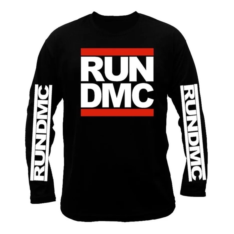 Camisa Manga Longa Run Dmc Camiseta Tumblr Swag Hip Hop Rap Promoção