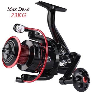 Molinete de pesca Sougayilang 2000-7000 Series  Metal Adjustable Handle Max Drag 23KG em Oferta na Shopee