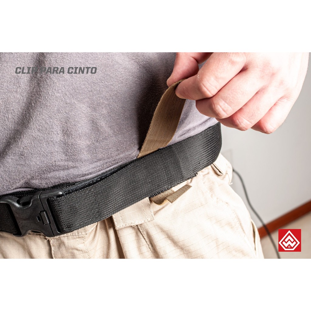 Clipes Para Cinto (Belt Clip) 4 Peças - Coyote