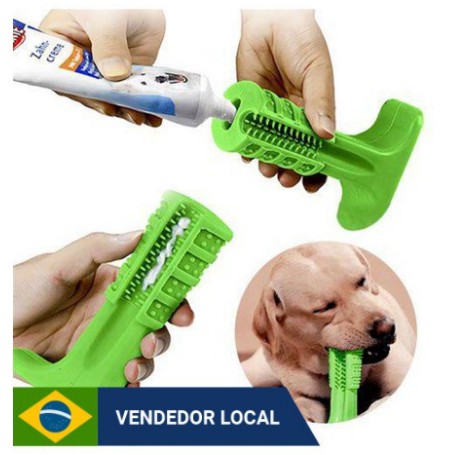 Brinquedo Mordedor Escova De Dente para Cachorro