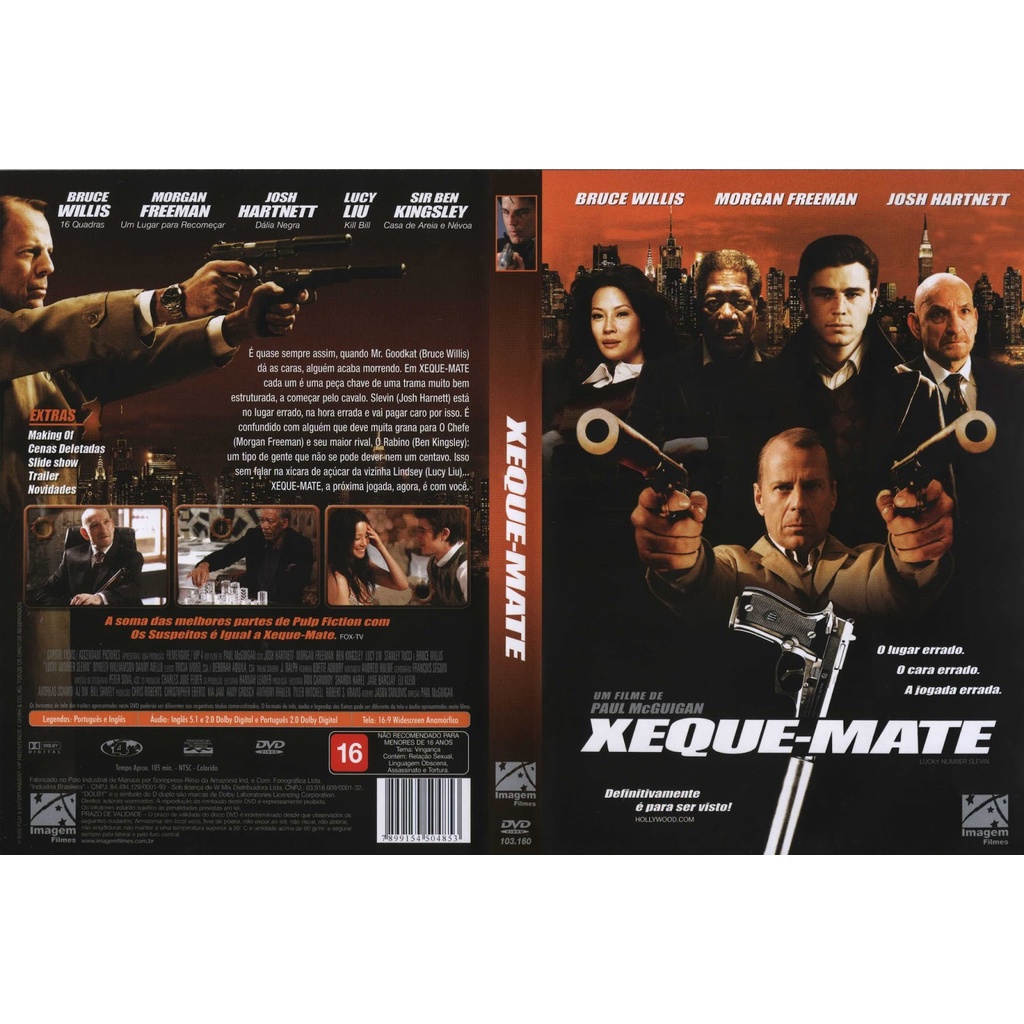 DVD Original Xeque-Mate (Bruce Willis, Morgan Freeman)