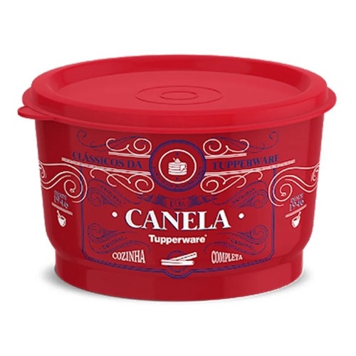 Tupperware Potinho Canela Bistrô Pb Floral Clássicos 140ml
