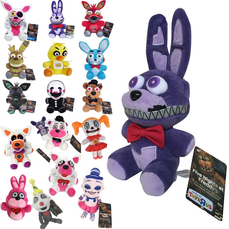 Cinco Noites No Freddy FNAF Horror Game Kid Plush Dolls Presente Brinquedo  Plushie - Corre Que Ta Baratinho