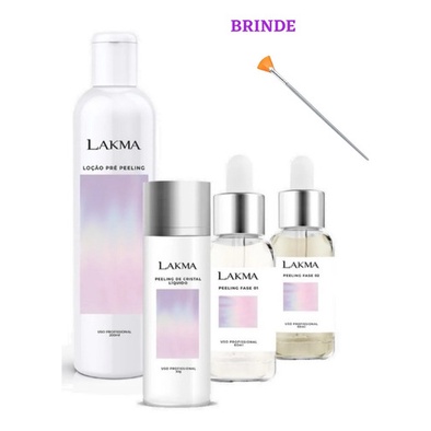 Kit Peeling De Cristal Líquido Lakma Poderoso Clareador em Oferta na Shopee