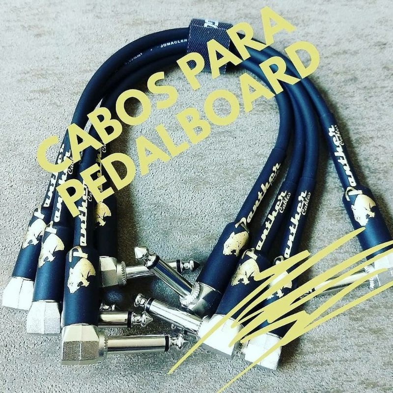 kit 4 cabos para pedalboard 30 cm bitola 0.50mm Shopee Brasil