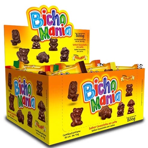 Chocolate Ao Leite Bicho Mania 192g - Ki-Kakau em Oferta na Shopee