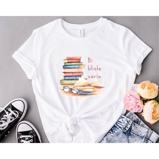 Blusa T-shirt Feminina Bibliotecária