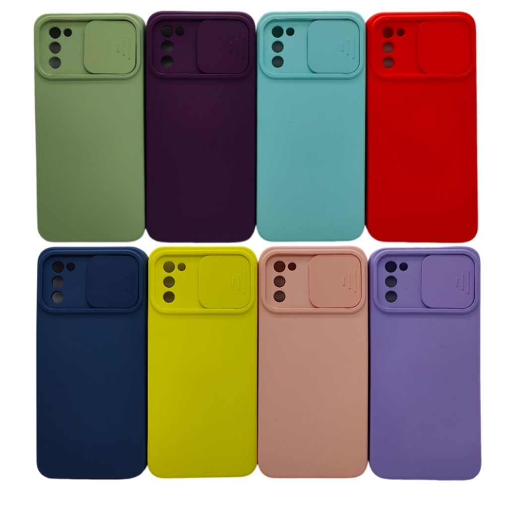 Capa Capinha Silicone Aveludada Case Tampa Câmera Samsung Galaxy A02s em Oferta na Shopee