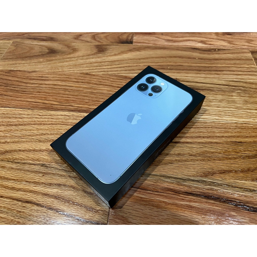 Apple Iphone 13 Pro Max 256gb Sierra Blue Unlocked Brand New Sealed Shopee Brasil