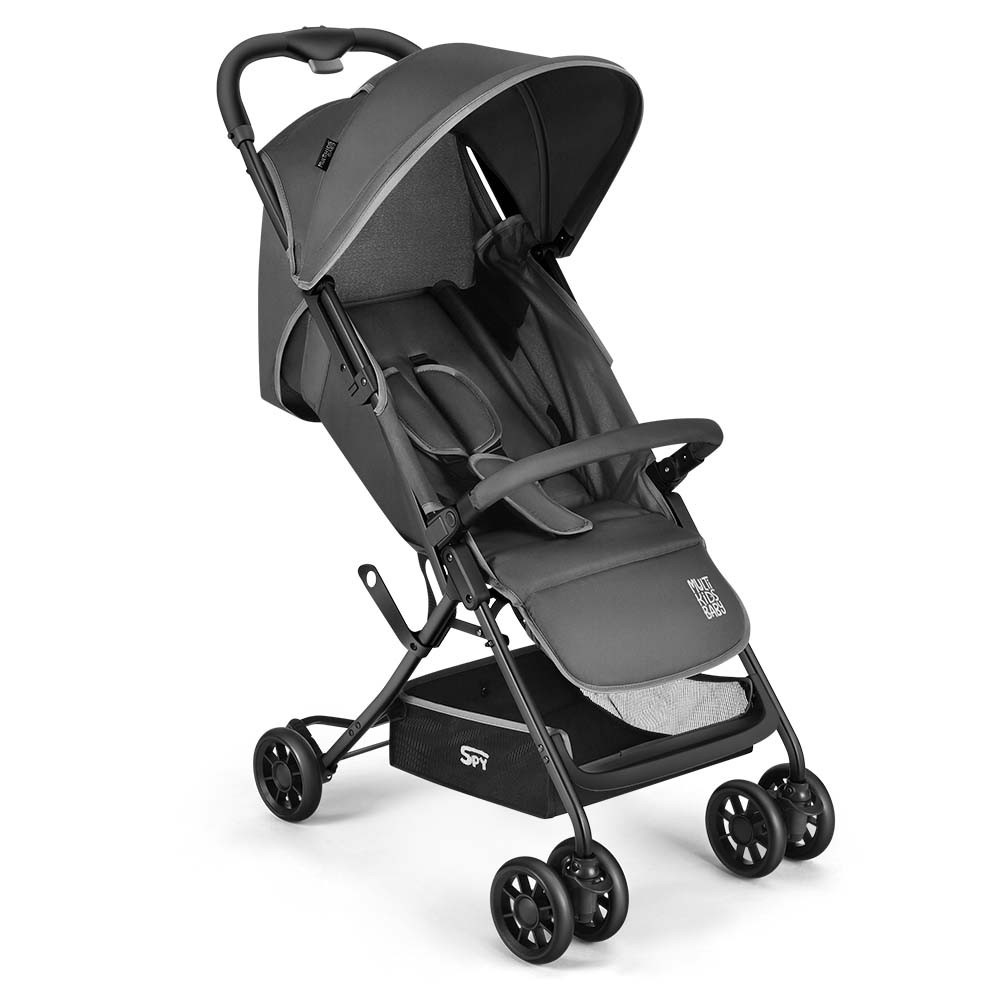 Carrinho Compacto Spy 0-15 kgs Cinza Multikids Baby - BB425 em Oferta na Shopee
