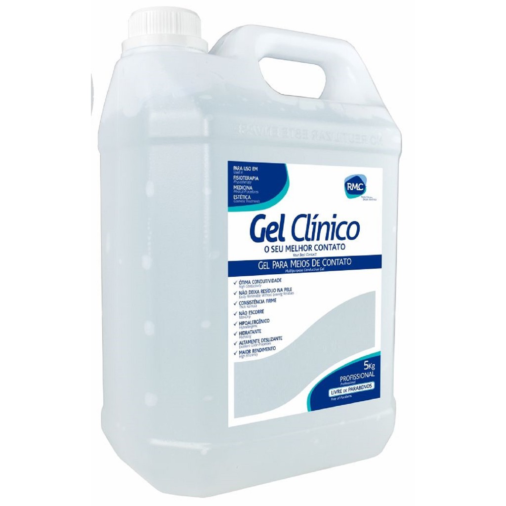 GEL CLÍNICO INCOLOR GALÃO 5KG RMC