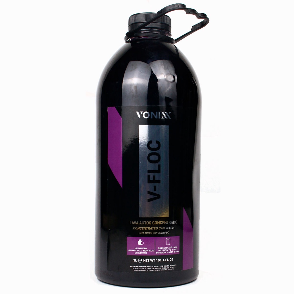 Lava Auto Super Concentrado V-Floc 3L Vonixx