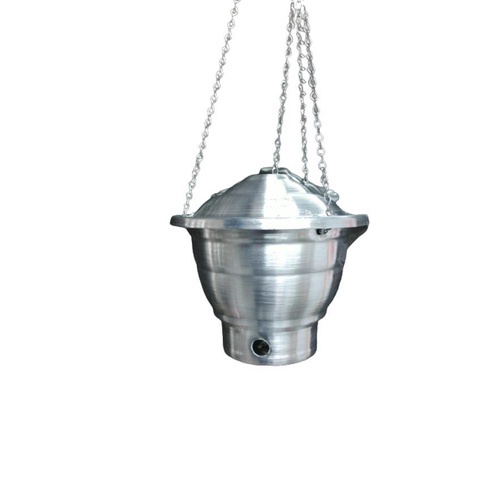 Incensário / Turibulo Medio - 10Cm Alumínio - Zp7