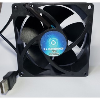Cooler Ventoinha Usb 90x90x40mm5v Para Resfriamento 8c em Oferta na Shopee