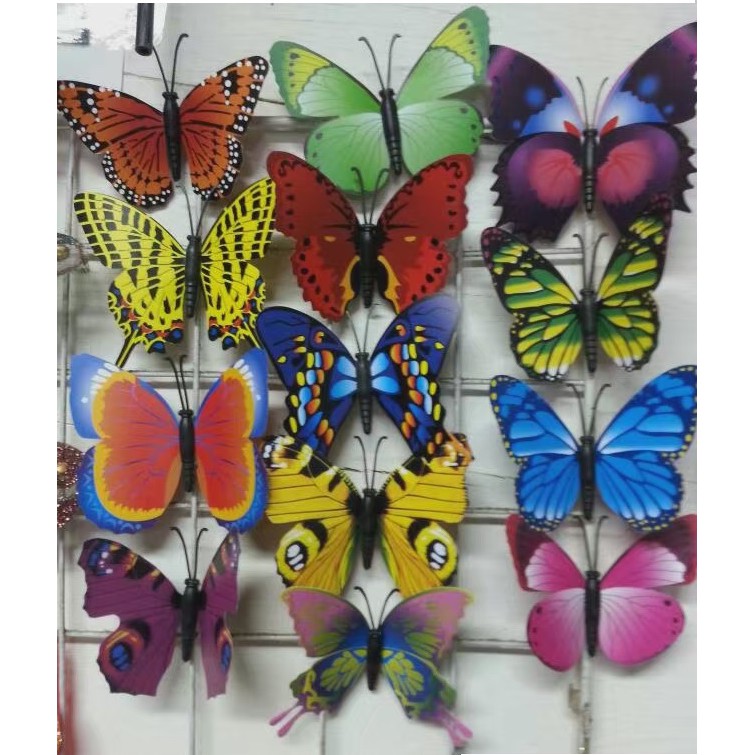 Kit Imã de Borboleta para Geladeira cor sortido modelo também sortido