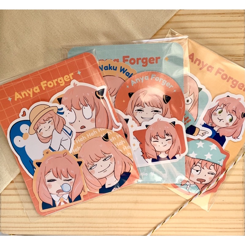 Anya Forger Stickers | Pacote de adesivos | SpyxFamily