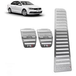 Pedaleira Jetta TSI (I) 11/18 Manual Aço Inox - Não fura o pedal