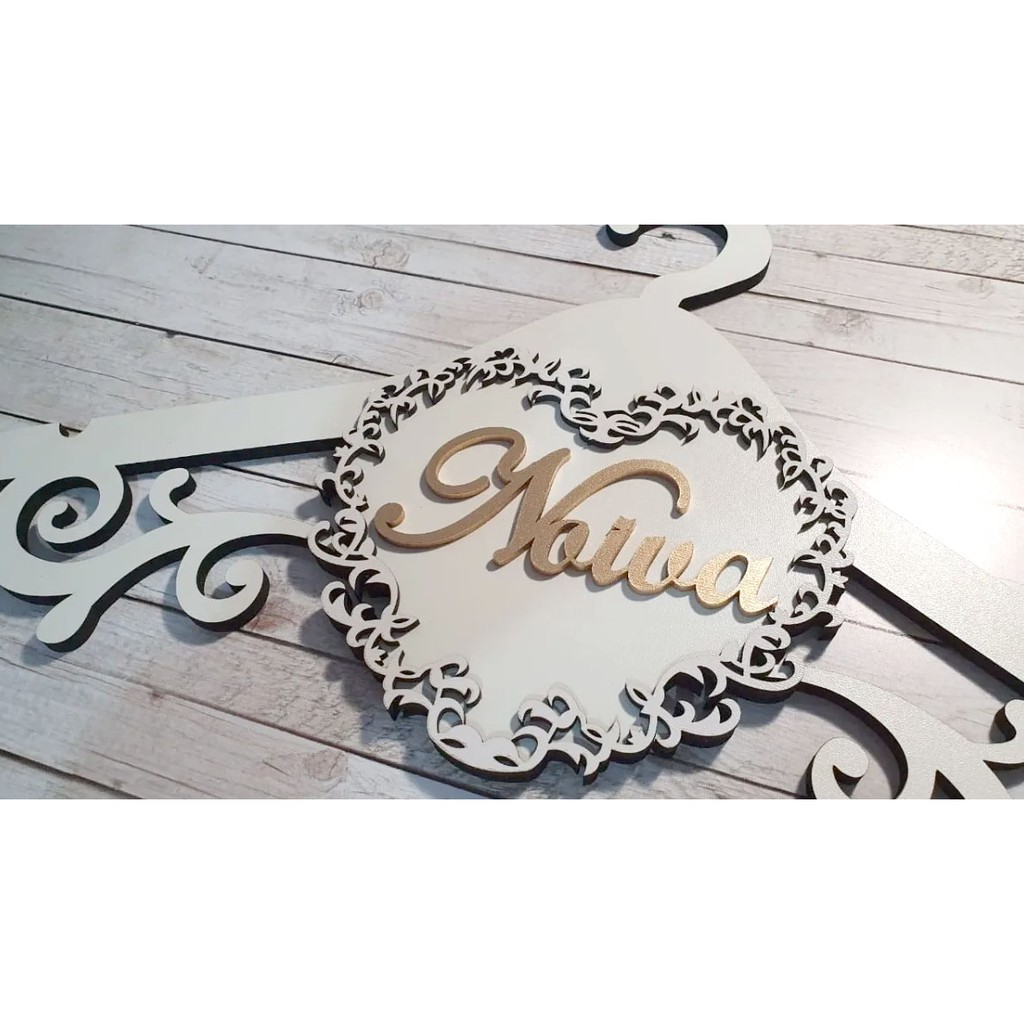 Cabide Exclusivo Casamento Noiva Making Of Luxo — imagem 2 de 2